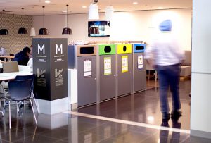 food court bins