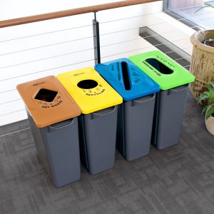 coloured bin lids