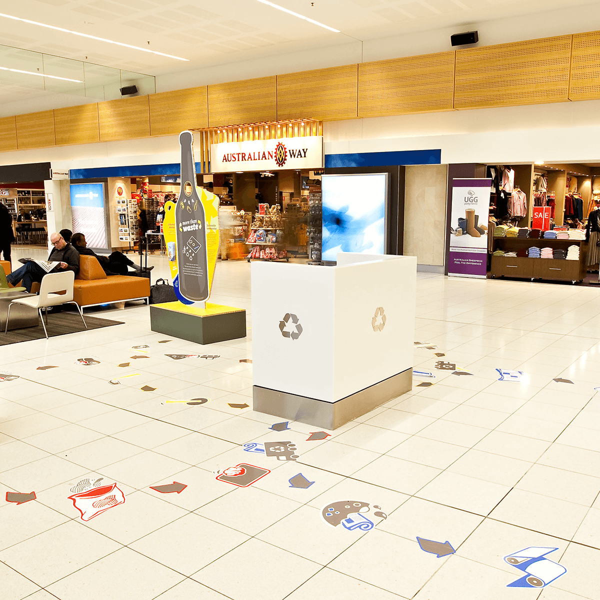 shopping centre bins, Australian made bins